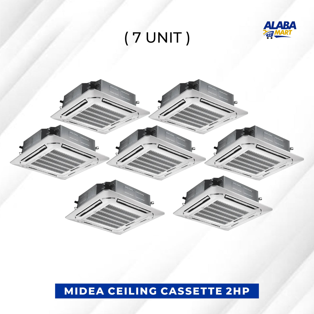 7 UNIT COMBO MIDEA 2HP INVERTER CASSETE AIR CONDITIONER R32 MCDI-18CRDN8. Save ₦258,930! 😱🛒 on this Deal