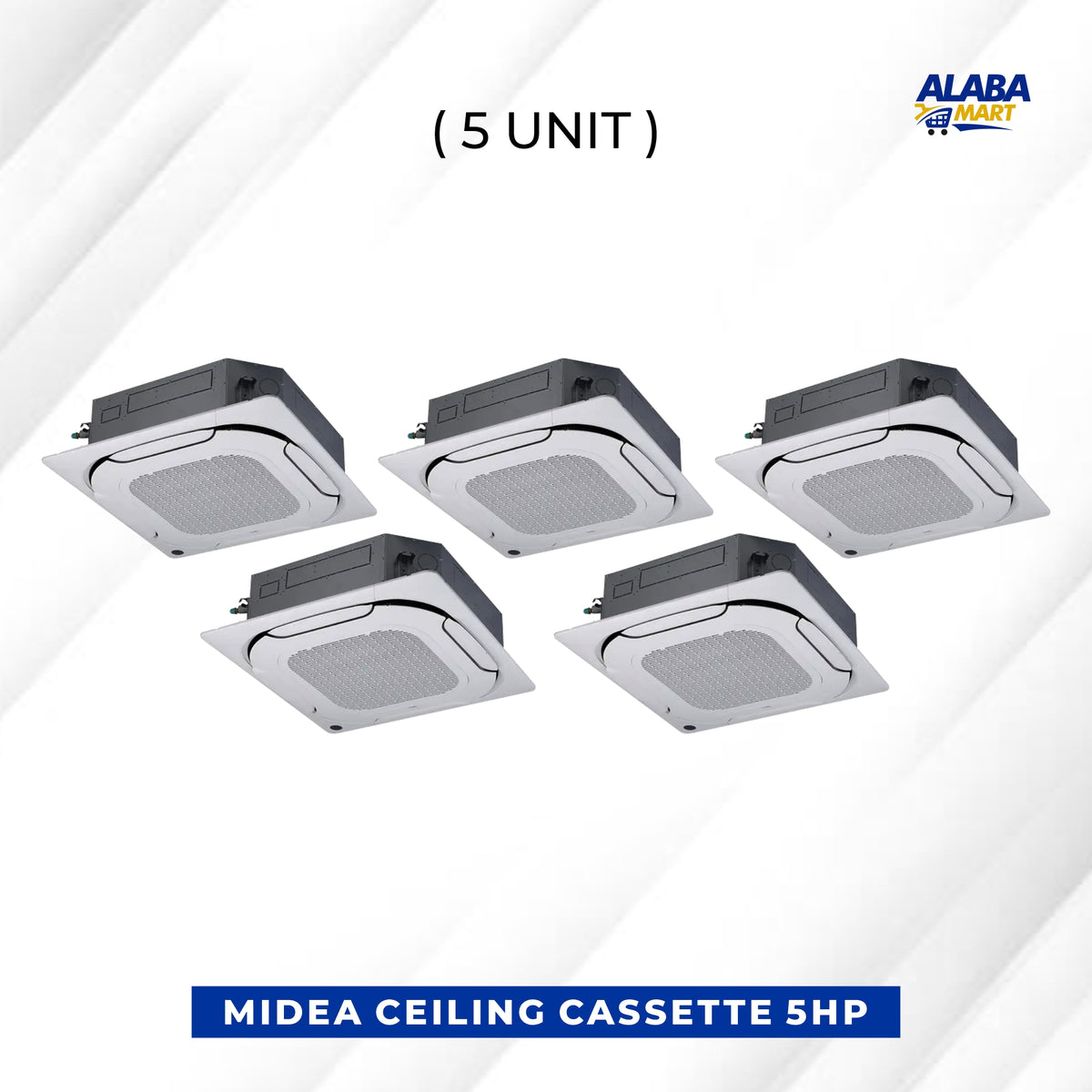 5 UNIT COMBO MIDEA 5HP INVERTER CASSETTE AIR CONDITIONER R32 MCDI-48CRDN8. Save ₦357,900! 😱🛒 on this Deal