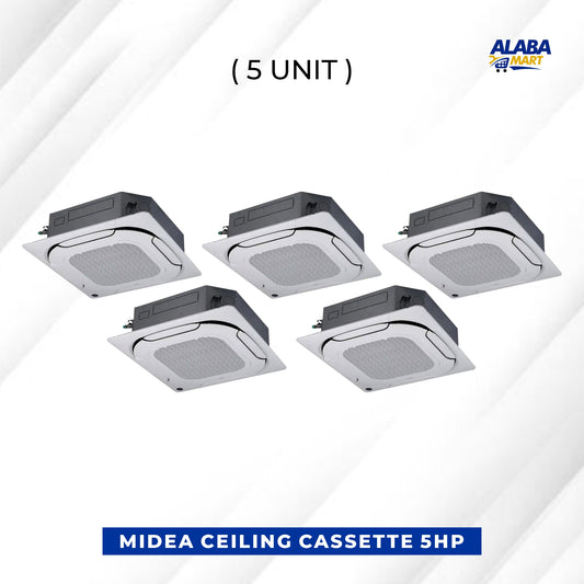 5 UNIT COMBO MIDEA 5HP INVERTER CASSETTE AIR CONDITIONER R32 MCDI-48CRDN8. Save ₦357,900! 😱🛒 on this Deal