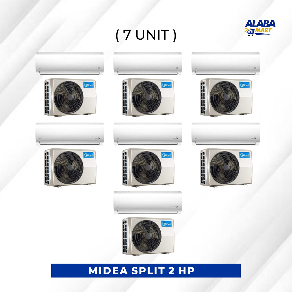 7 UNIT COMBO MIDEA 2HP INVERTER New Platform R32 Air Conditioner MSEF1C-18CRDN8 with Kit. Save ₦84,940! 😱🛒 on this Deal