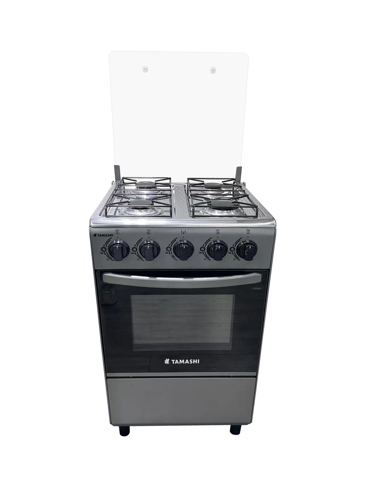 Tamashi 50 × 55 4 Burner Standing Gas Cooker With Oven NG5540G