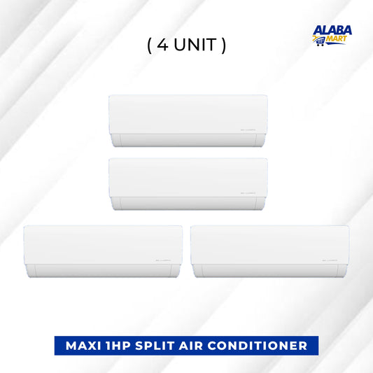 4 UNIT COMBO Maxi 1HP inverter Split Air condidition SPLIT1HPINV. Save ₦10,820! 😱🛒 on this Deal
