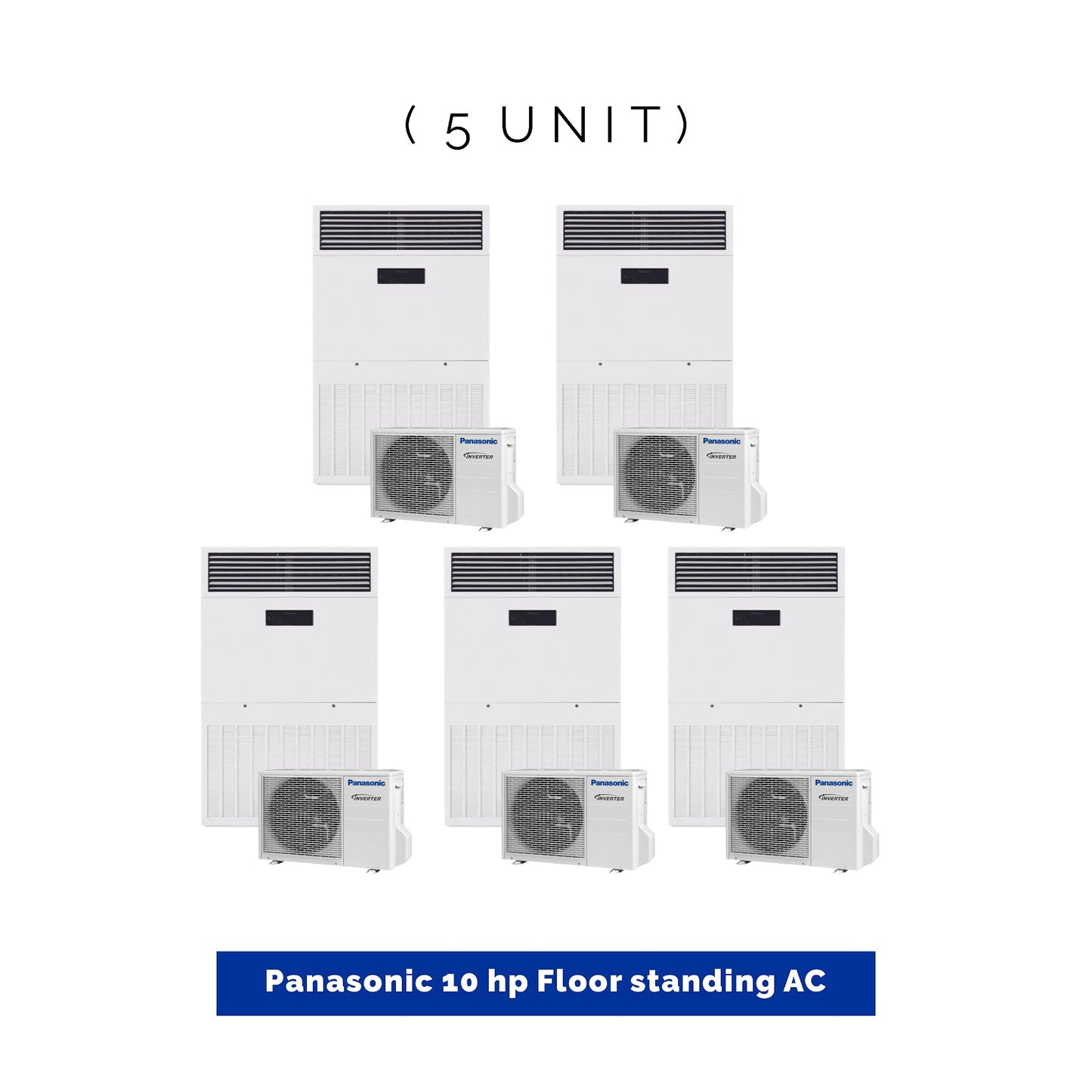 5 UNIT COMBO Panasonic 10hp Floor standing Air conditioner S-100PBY/100PWY.  Save ₦835,800! 😱🛒 on this Deal