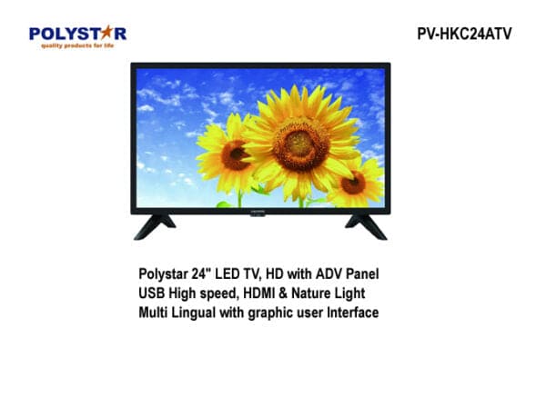 POLYSTAR 24 INCHES DLED TV PV-HKC24ATV
