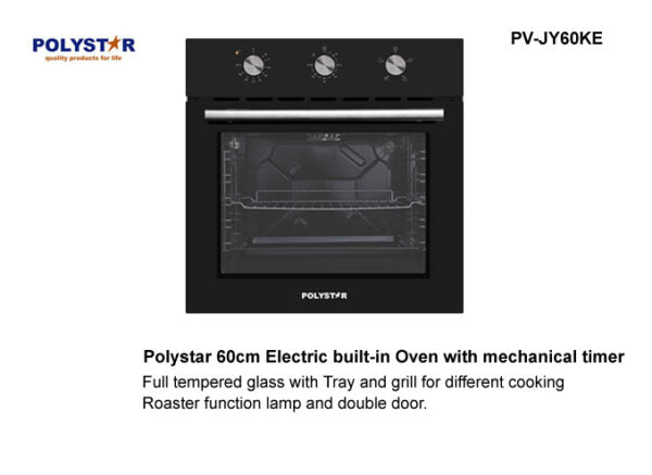 POLYSTAR 60CM ELECTRIC INBUILT OVEN PV-JY60KE