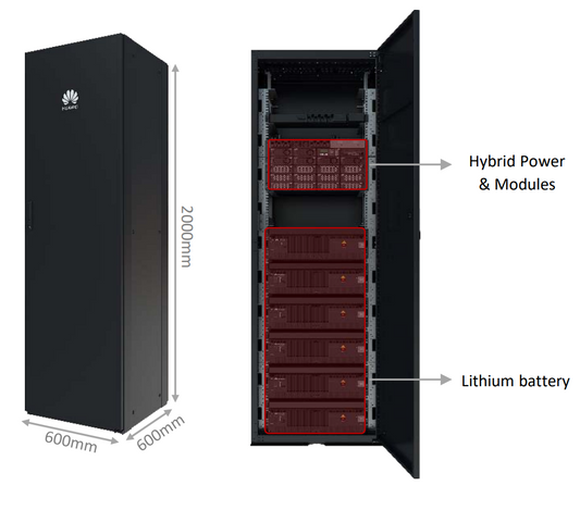 Huawei POWER-S 72 KVA + 120 KWH (0.5C) Power Module Inverter + Energy Storage for Business and Commercial purposes