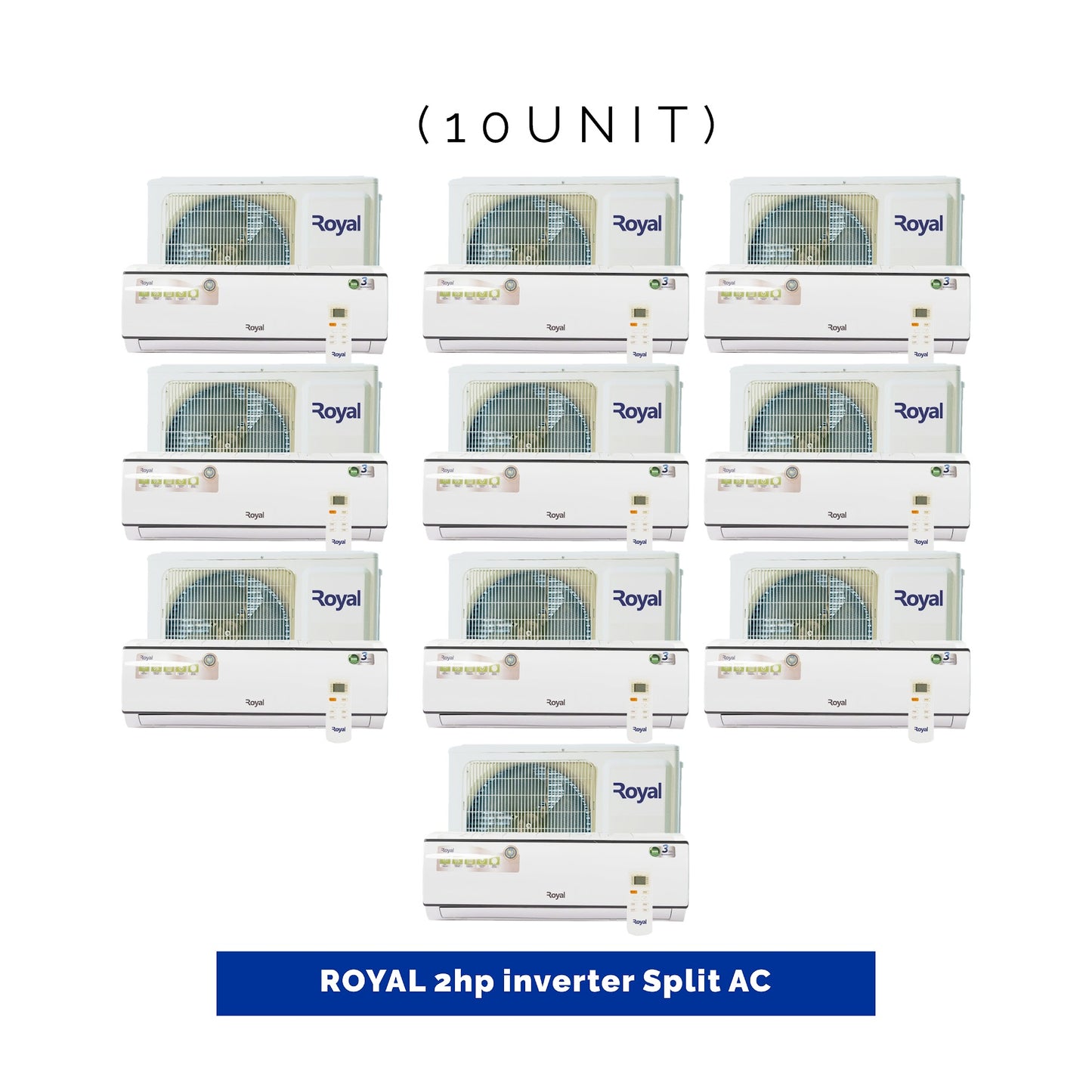 10 UNIT COMBO - Royal 2hp Split Inverter Air Conditioner MR18RSAN. Save ₦218,500! 😱🛒 on this Deal