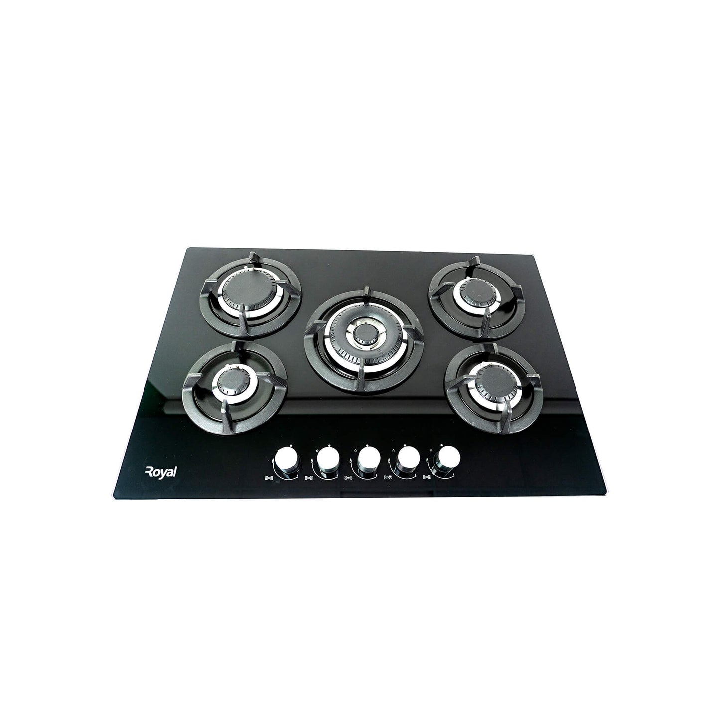 Royal 75cm Built-In Gas Hob with Auto Electric Ignition - RBGH75G5B