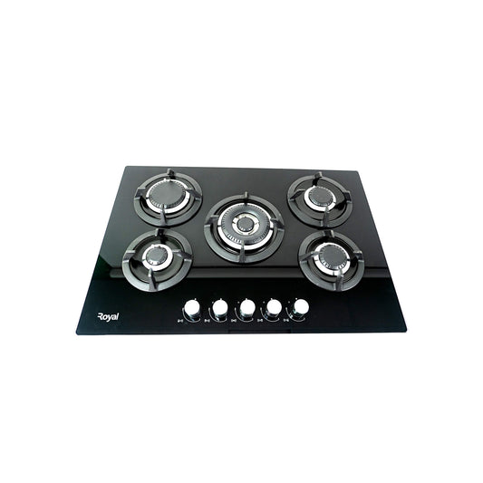 Royal 90cm Built-In Gas Hob with Auto Electric Ignition - RBGH90G5B