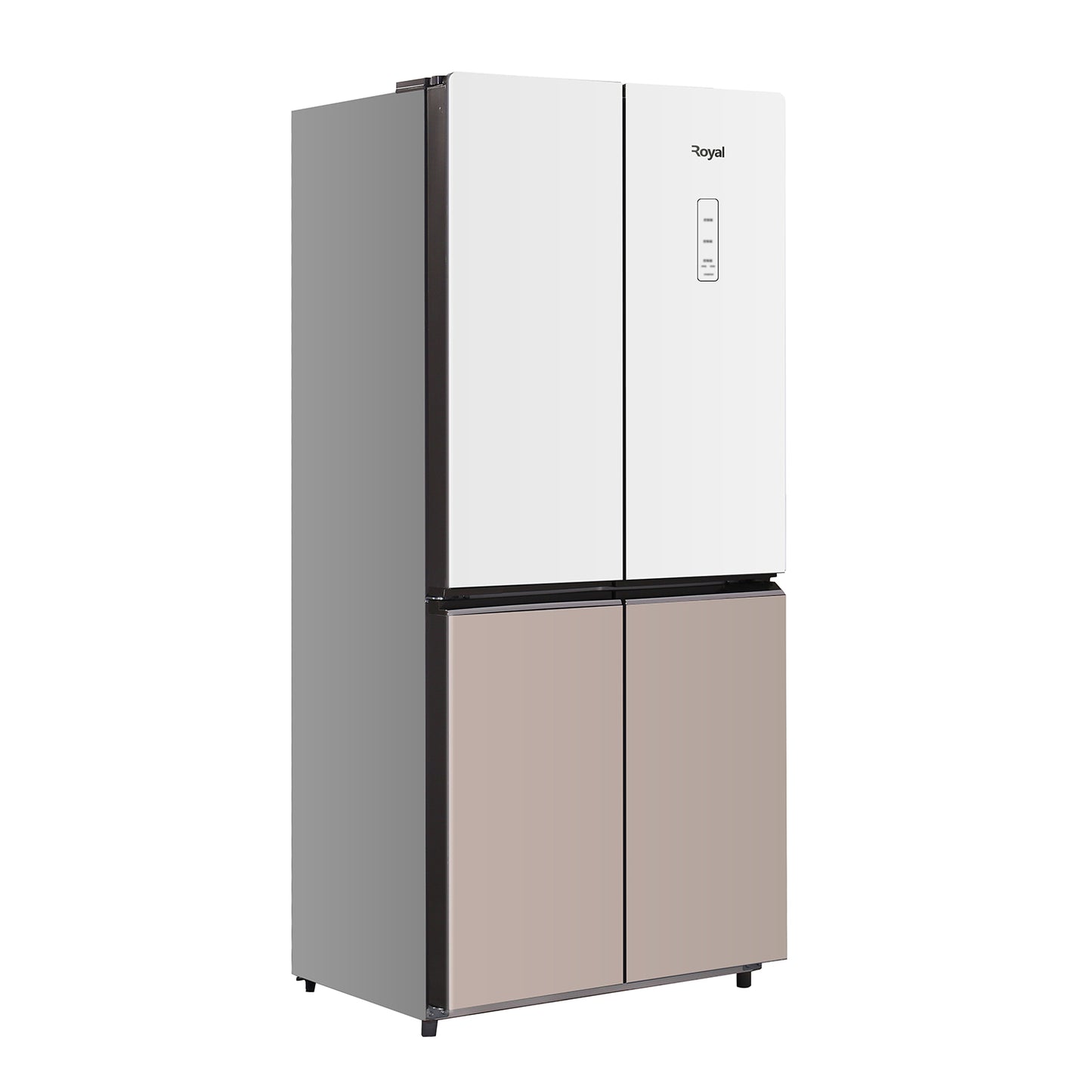 Royal Peerless series Side-by-Side Refrigerator 550L,  Inverter Technology, Multi-Flow Air system, METAL COOLING SYSTEM, Humidity Control, Antibacterial system( - RGFD550BS