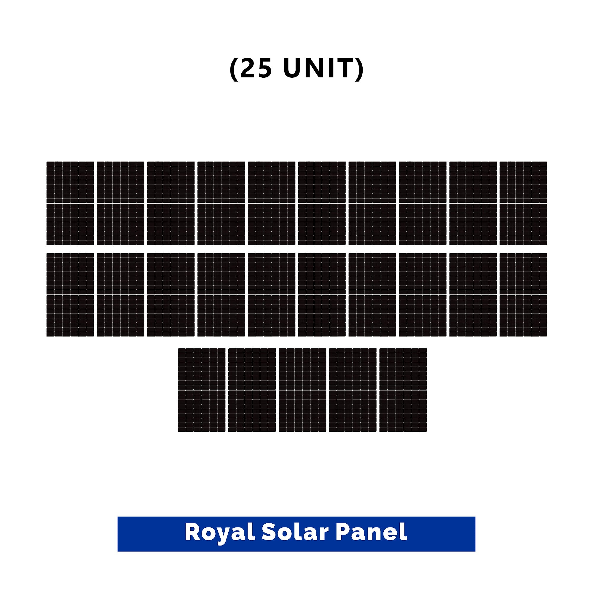 25 UNIT COMBO ROYAL HALF CELL MONO 550W SOLAR PANEL with S at Alabamart