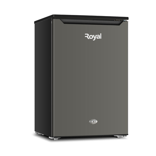 Royal 140L Refrigerator Direct Cool Single Door, energy saving and low noise, with lock and adjustable shelves - RREF140BF