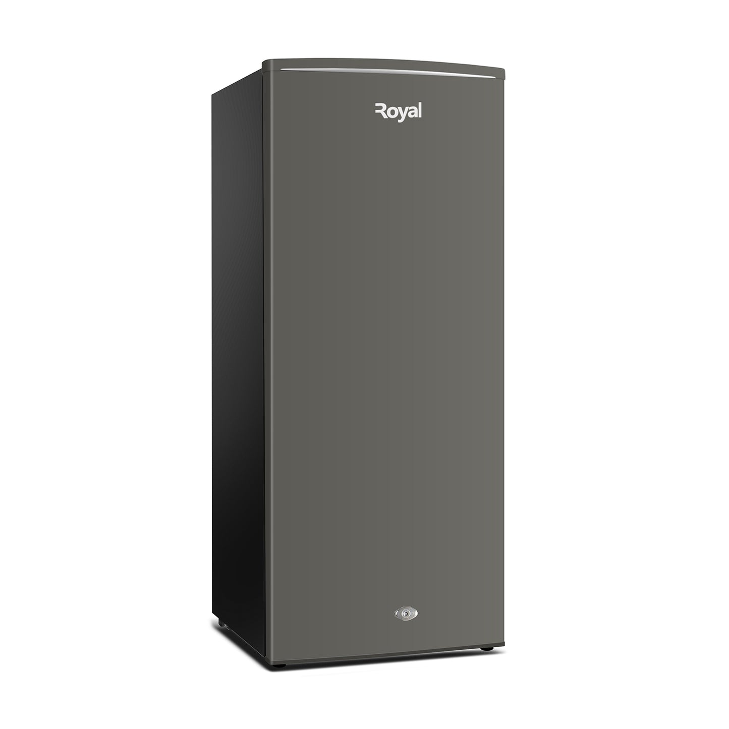 Royal 215L Refrigerator Direct Cool Single Door, energy saving and low noise, with lock and adjustable shelves - RREF215BF