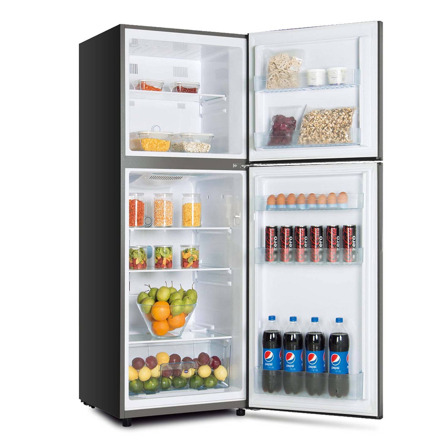 Royal Titan Refrigerator Double Door 350L, Multi-Flow Air system, Energy saving and low noise - RREF350NF