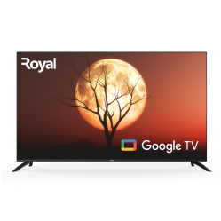 Royal 55 Inch QLED Google TV Voice Control, Metal Frameless Bezel, DDR, H.265,  HDR10 - RTV55QM8B