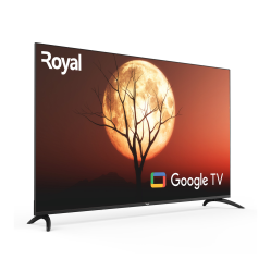 Royal 55 Inch QLED Google TV Voice Control, Metal Frameless Bezel, DDR, H.265,  HDR10 - RTV55QM8B