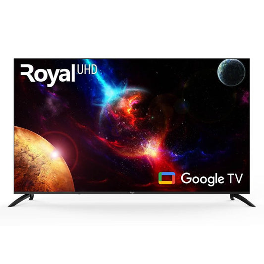 Royal 70 Inch Google TV, Voice Control, Frameless Bezel, UHD, H.265, HDR10 - RTV70GT9M
