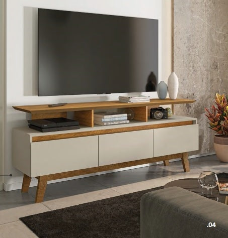 MAXI RUBI160 TV Stand - Offwhite/Cinamomo