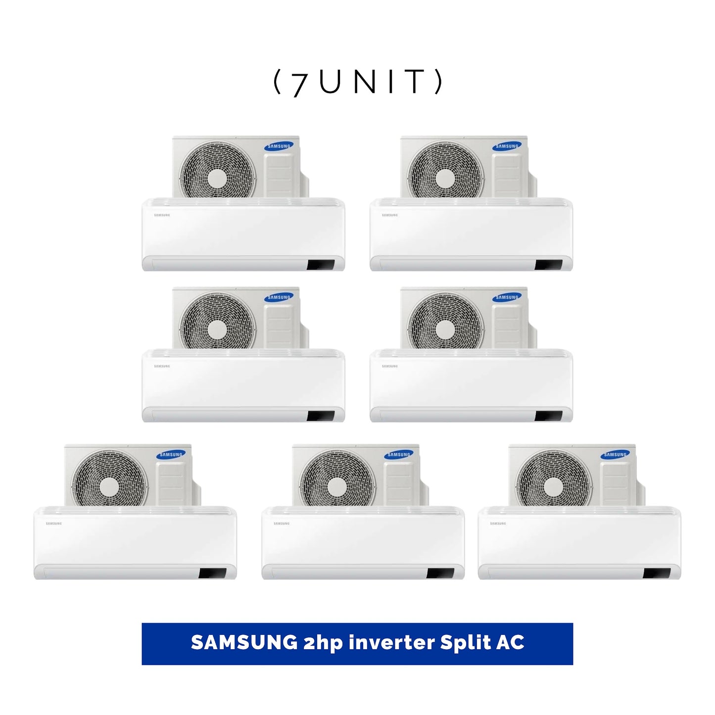 7 UNIT COMBO Samsung 2hp Inverter Split Air Conditioner AR18TVHGAWK/AF.Save ₦311,380! 😱🛒 on this Deal