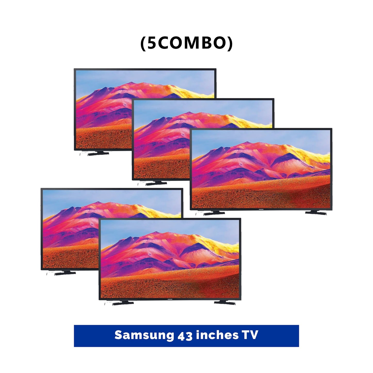 5 UNIT COMBO Samsung 43 inch FHD Led Smart Tv Built in WIFI Connect Share  - UA43T5300 Save ₦84,200! 😱🛒 on this Deal