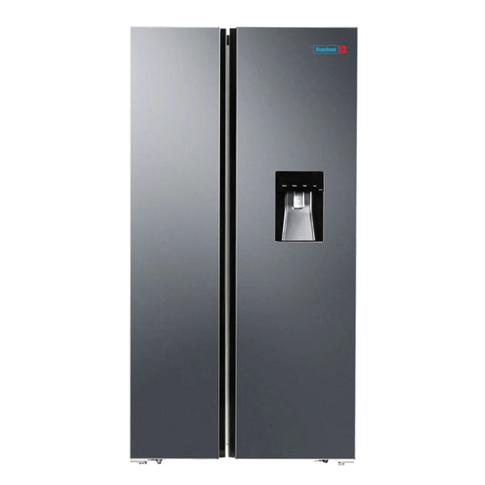 Scanfrost SFSBS500B 500 Litres Side By SIde Refrigerator With Water Dispenser