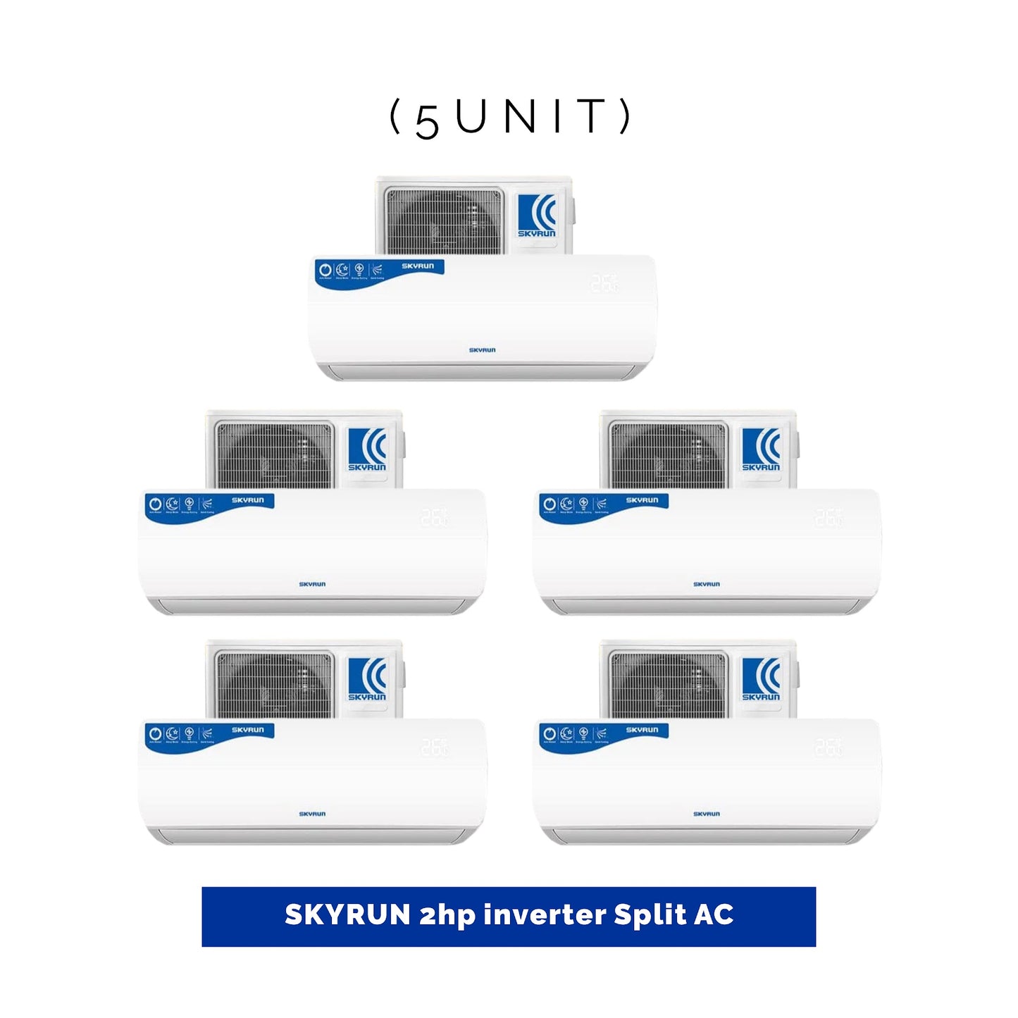 5 UNIT COMBO Skyrun Inverter 1.5HP-Split Air Conditioner KF-35GWHDI-X9/T. Save ₦113,700! 😱🛒 on this Deal