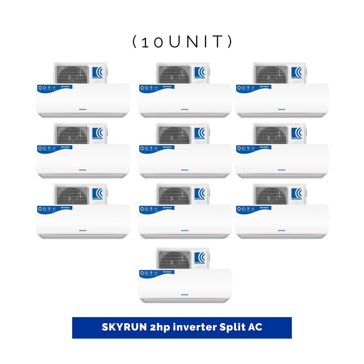 10 UNIT COMBO Skyrun Inverter 2HP-Split Air Conditioner KF-50GWHDI-X9/T.Save ₦311,400! 😱🛒 on this Deal