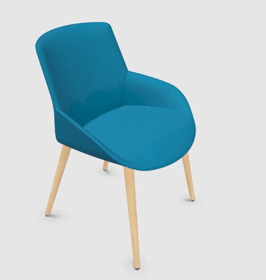 Actiu Noom Series 30 Arm Lounge chair ACTNM3211M76