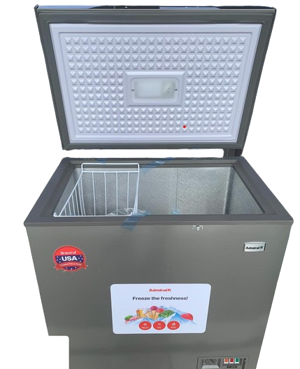 Admiral 150L Top Chest Freezer Silver, ADCF150SS
