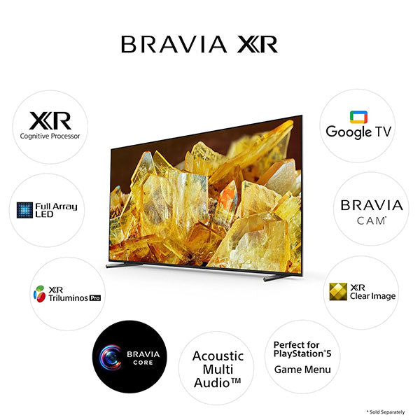 Sony 75 Inch UHD 4K HDR SMART Google TV - KD-75X90L