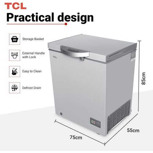 TCL 130 Liters Chest Freezer  F130CF