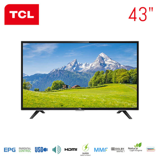 TCL 43 INCHES LED TV  FHD  43D3200