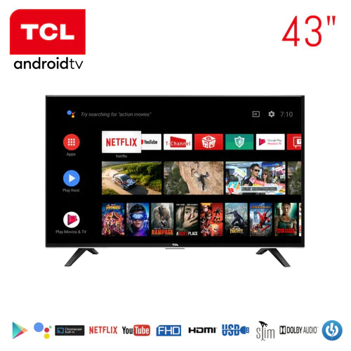 TCL 43 INCH ANDROID TV FHD  43S5400,FHD, Google TV