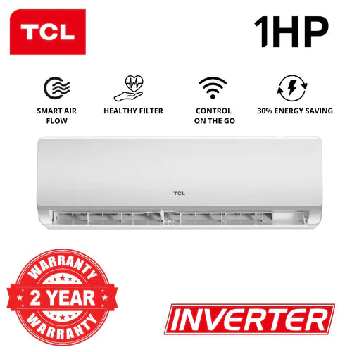 TCL 1HP Inverter Split AC TAC-09CSA/XAB1I With Free Installation Kit
