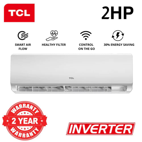 TCL 2HP Inverter Split AC  TAC-18CSA/XAB1I With Free Installation Kit