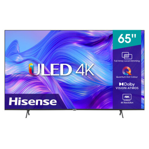 Hisense 65 Inch U6H Series Quantum ULED™ 4K Smart TV - 65U6H With Free Wall Bracket