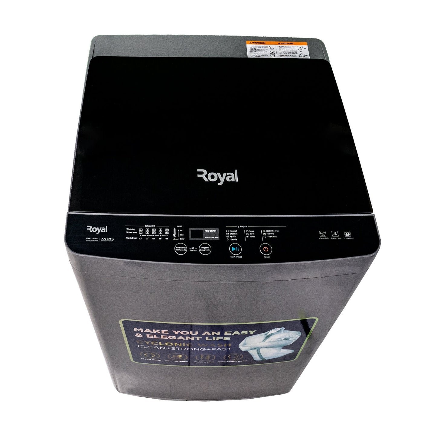 Royal 8KG Top Load Washing Machine with Magic Cleaning Filter - RWMTL08HS