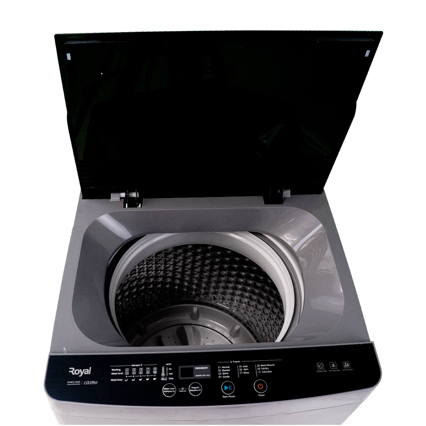 Royal 8KG Top Load Washing Machine with Magic Cleaning Filter - RWMTL08HS