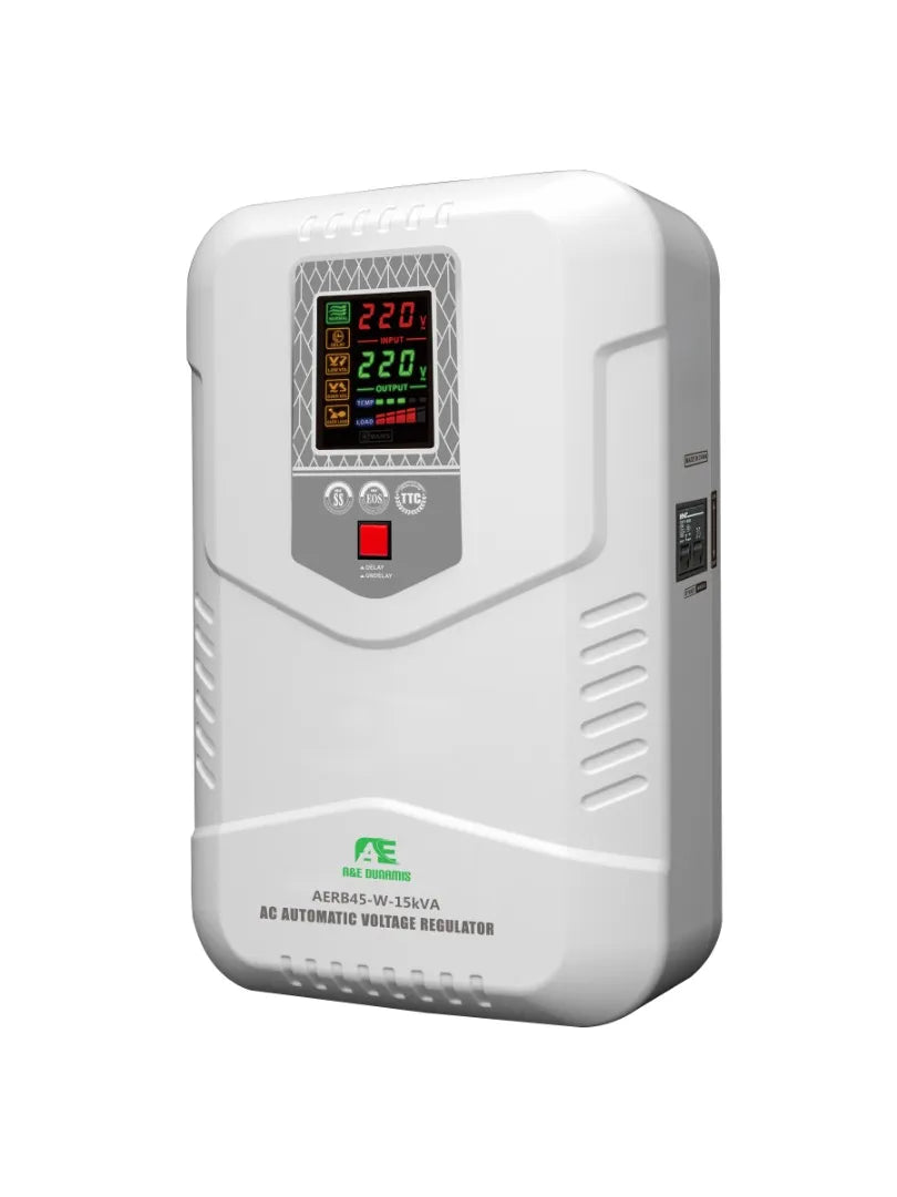 A&E DUNAMIS 15KVA Relay Voltage Stabilizer (45V-250V) - AER45-W-15KVA