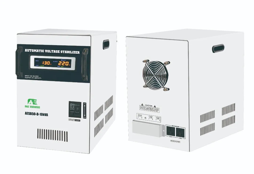 A&E DUNAMIS 10KVA Voltage Stabilizer (50V-250V) - AESB50-D- 10KVA (IGWE)