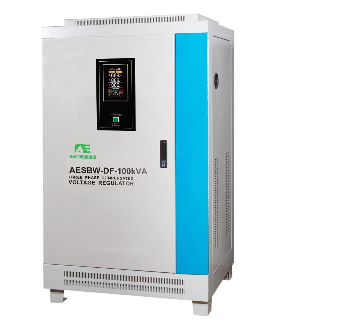 A&E DUNAMIS 100KVA 3phase Servo Voltage Stabilizer 304V-470 - AES3B-D- 100KVA