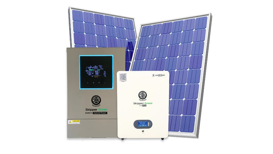 Skipper Green 3.6KW + 5.12KWH (Wall Mount) + 4.4KWp power solution