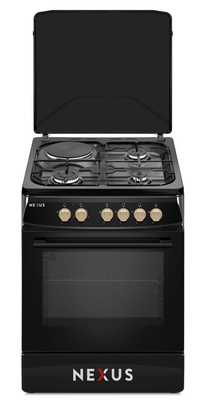 Nexus standing 3 gas +1 Electric BC Non Ignition Cooker NX-6000 (3+1) BC