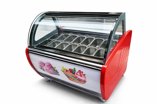 Linkrich Ice cream Showcase Freezer (14 Pans)
