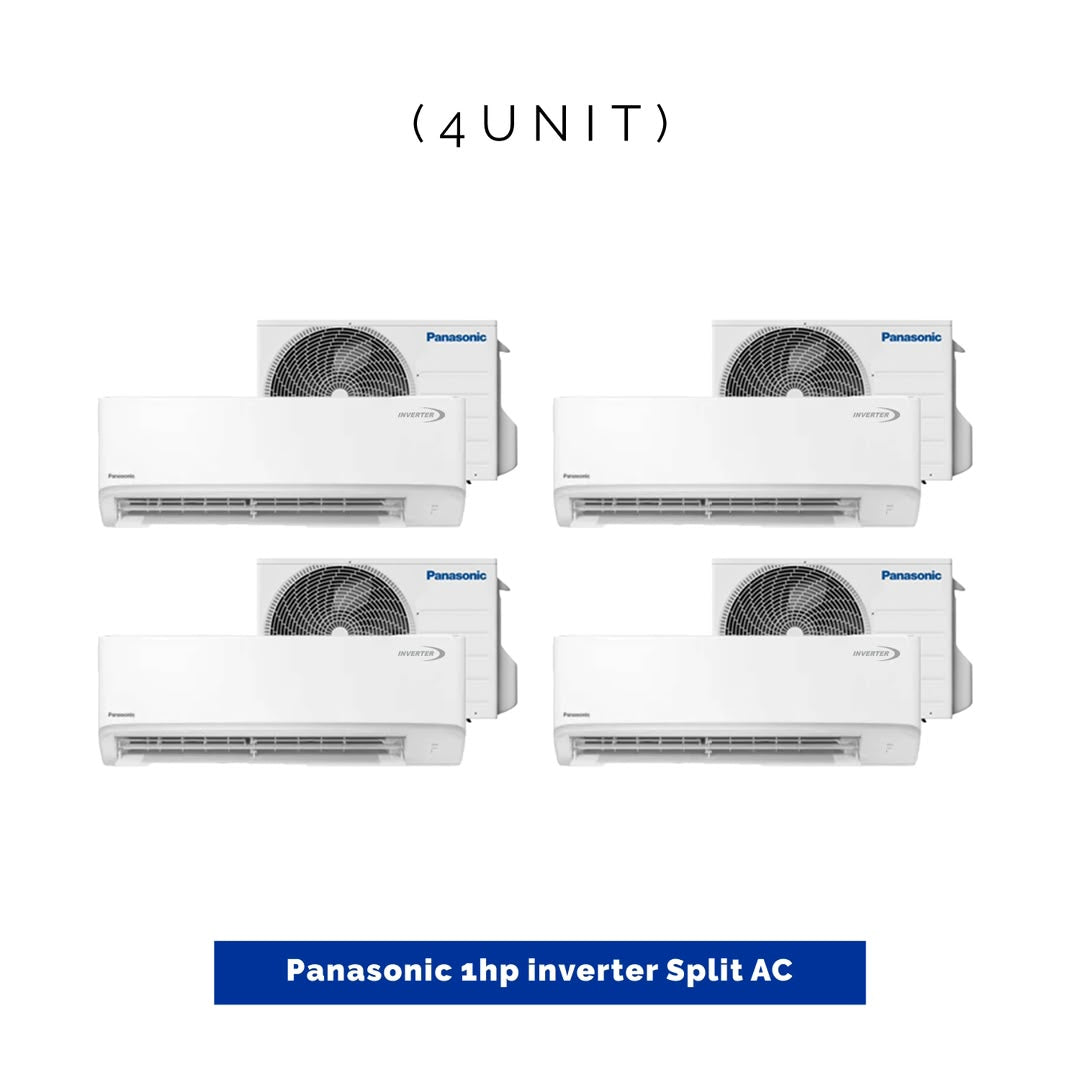 4 UNIT COMBO Panasonic 1HP split Inverter Air Conditioner CS-US9ZKD Save ₦17,600! 😱🛒 on this Deal
