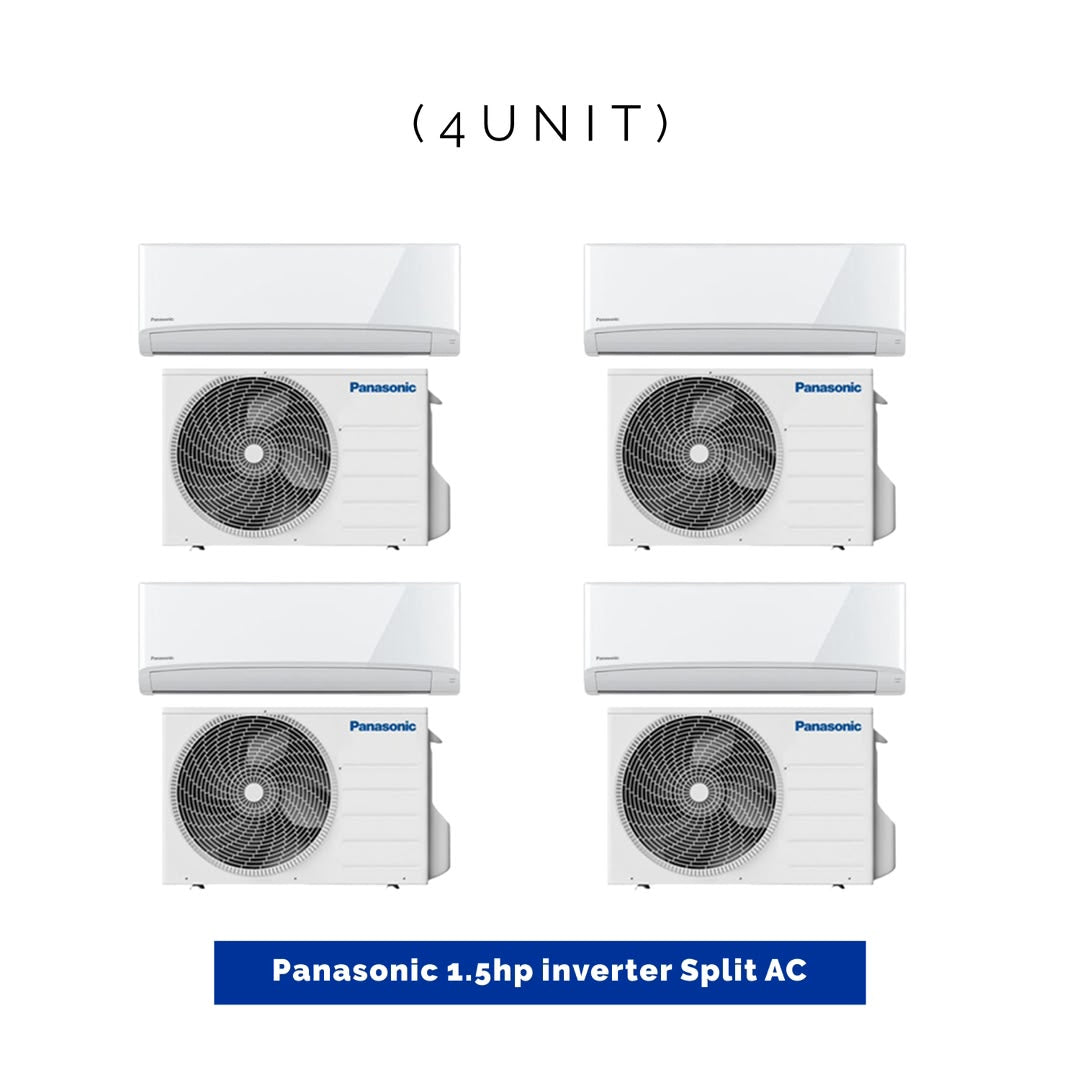 4 UNIT COMBO DEALS - Panasonic 1.5HP split Inverter Air Conditioner CS-US12ZKD Save ₦21,200! 😱🛒 on this Deal