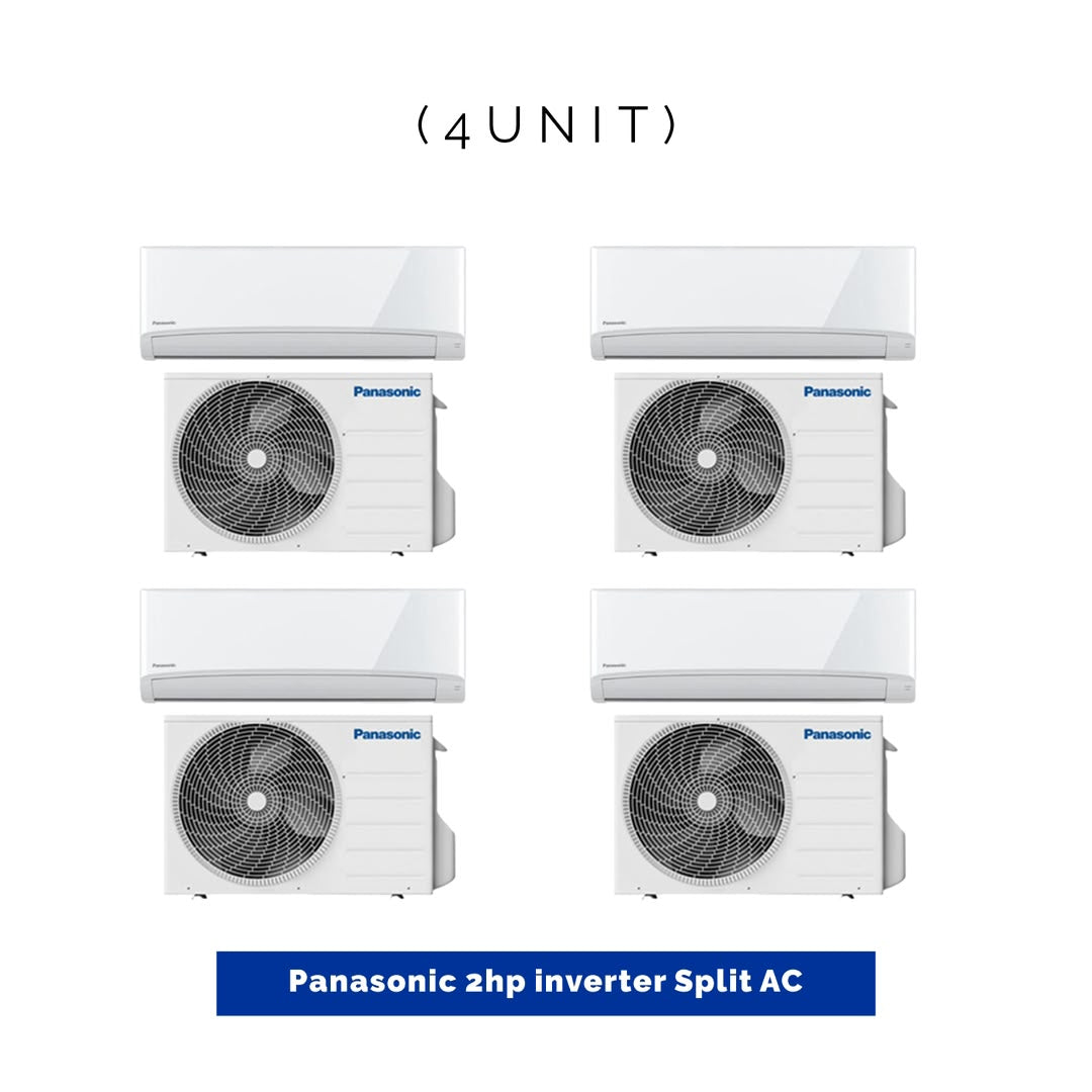 4 UNIT COMBO Panasonic 2HP split Inverter Air Conditioner CS-US18ZKD Save ₦24,400! 😱🛒 on this Deal