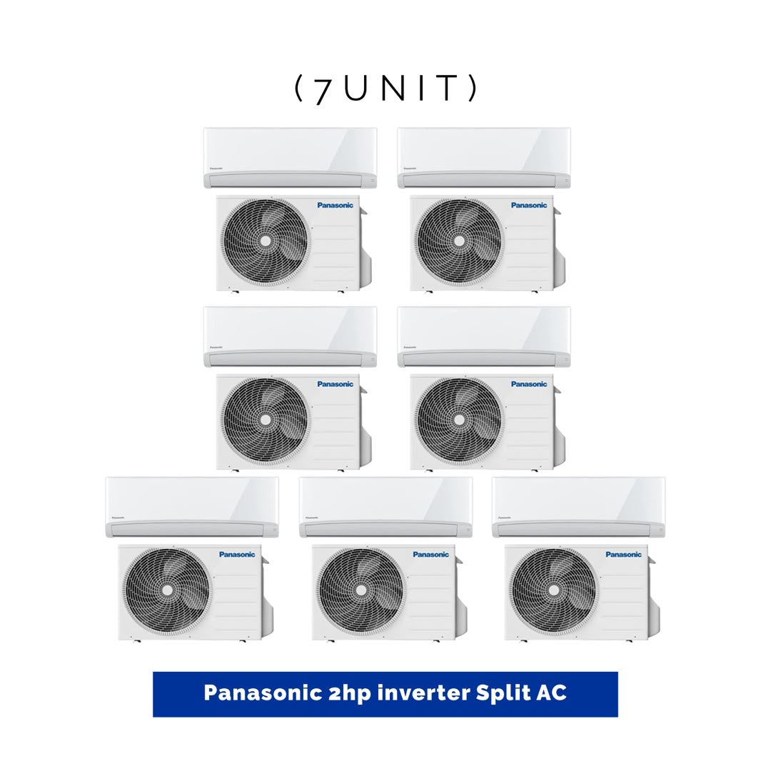 7 UNIT COMBO Panasonic 2HP split Inverter  Air Conditioner CS-US18ZKD Save ₦85,400! 😱🛒 on this Deal