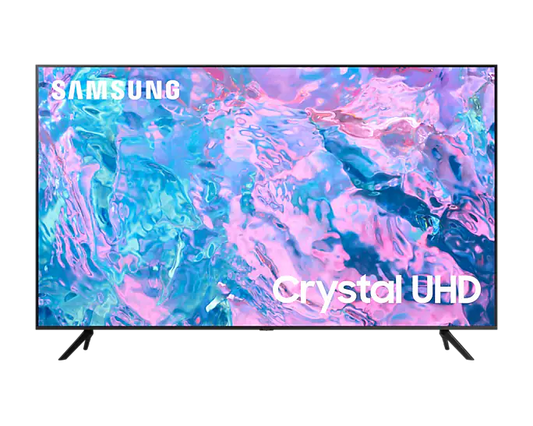 Samsung 65 Inch Crystal UHD 4K Smarthub 3-side bezeless design Google meet  UA65CU7000