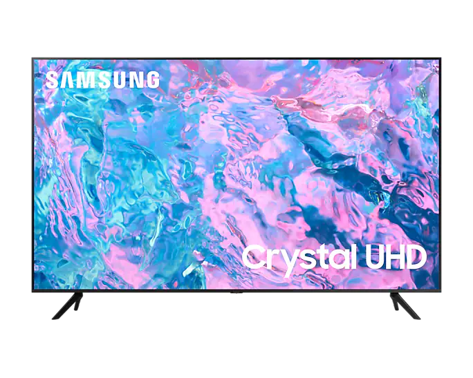 Samsung 75 Inch Crystal UHD 4K HDMI - 3*HDMI2.0  USB-1  Web-Browser Auto Low Latency Mode (ALLM) & Tap & Mirorr  UA75CU7000
